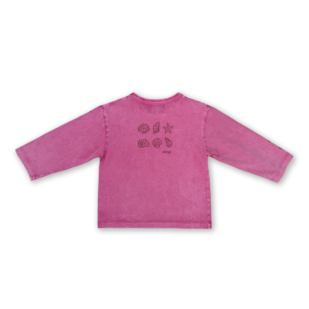 Grown Shelly LS Tee Floss back