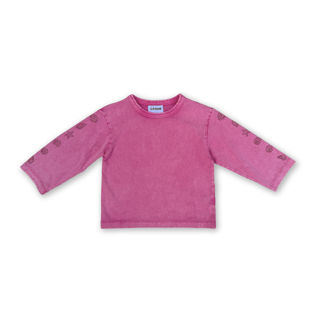 Grown Shelly LS Tee Floss front