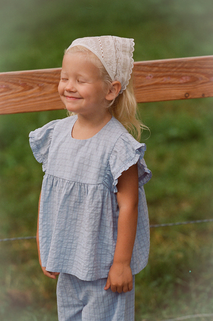 JUNI Jnr Lace Bandana Blanc - kids bandana