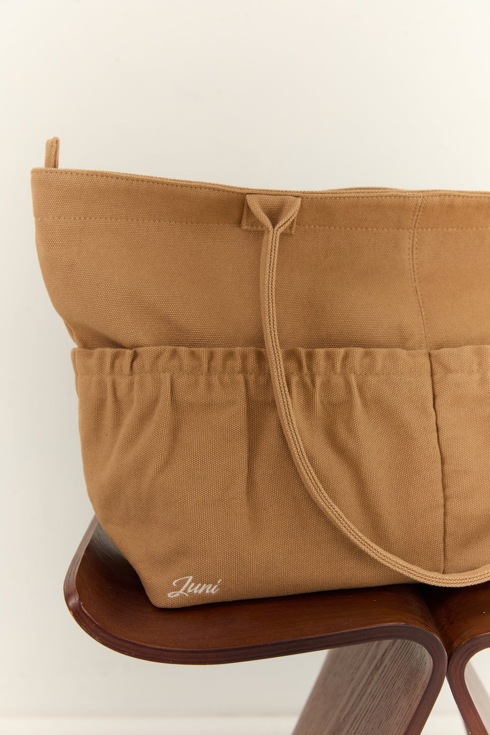 Juni The Daily Tote Tan - womens tote bag