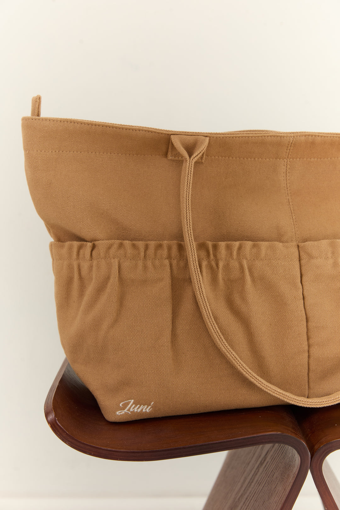 Juni The Daily Tote Tan - womens tote bag
