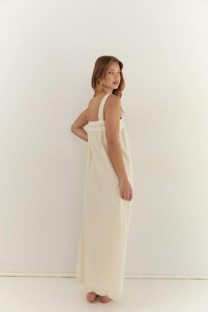 Juni Womens Francesca Maxi Dress Soft Daffodil - womens maxi dress