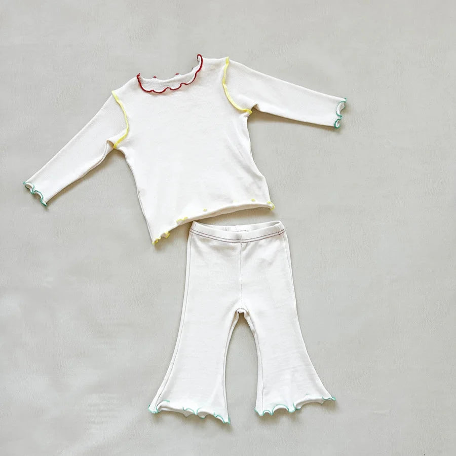 TINY TROVE FLORENCE RIB FLARE SET