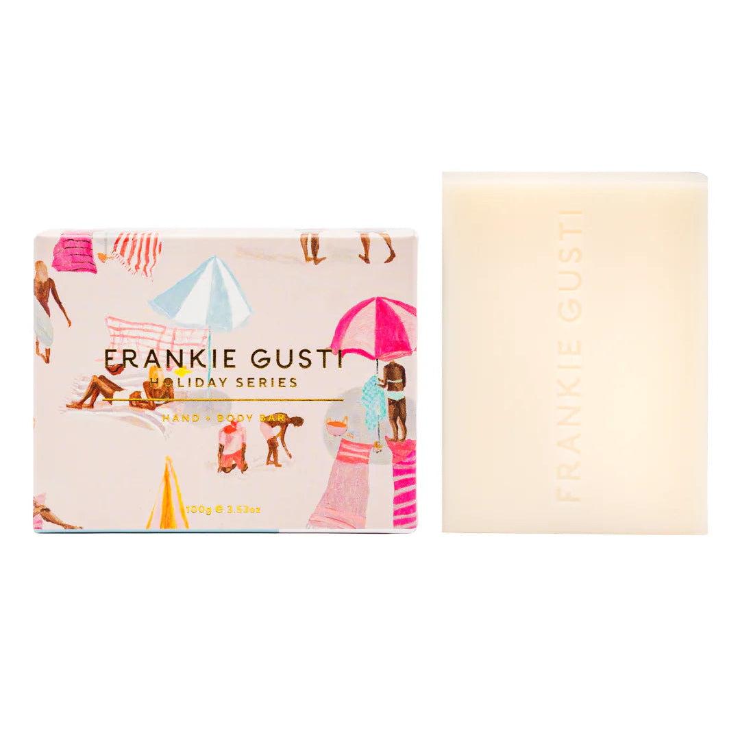 FRANKIE GUSTI HOLIDAY SERIES HAND & BODY BAR: COCONUT SURF / JANEY FORBES