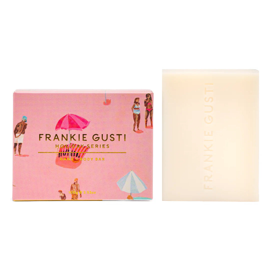 FRANKIE GUSTI HOLIDAY SERIES HAND & BODY BAR: PASSIONFRUIT SPRITZ / JANEY FORBES