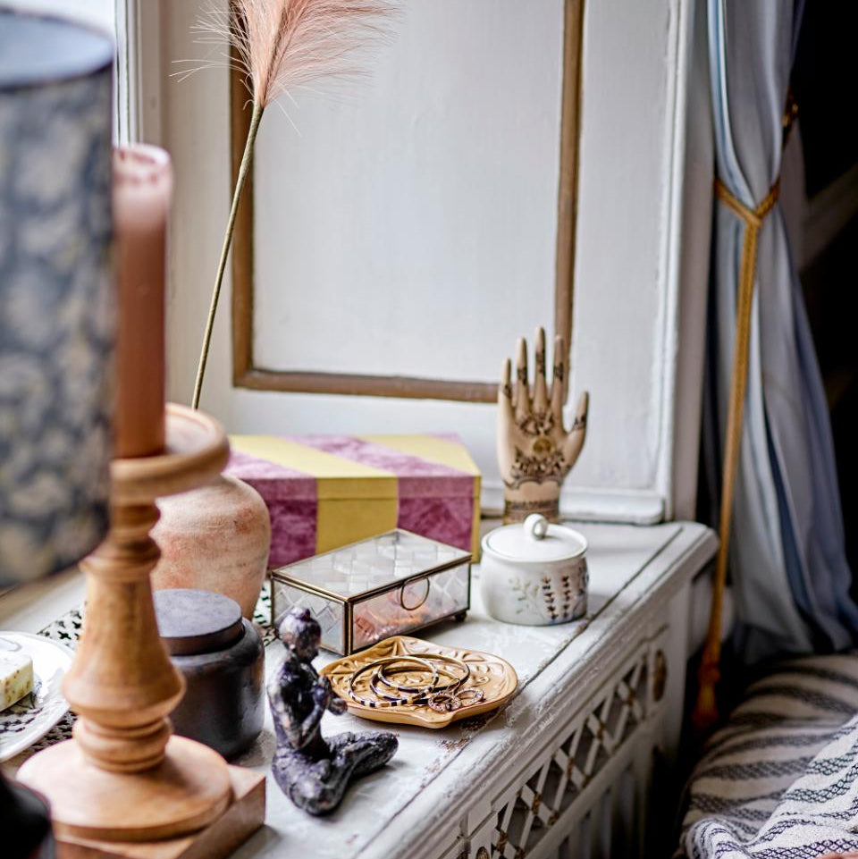 BLOOMINGVILLE SAMIRA BOX WITH LID: YELLOW / SML