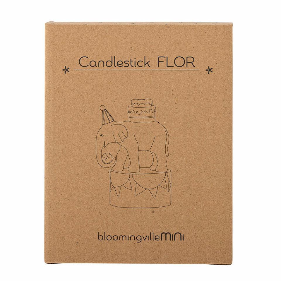 BLOOMINGVILLE FLOR CANDLE HOLDER: ELEPHANT