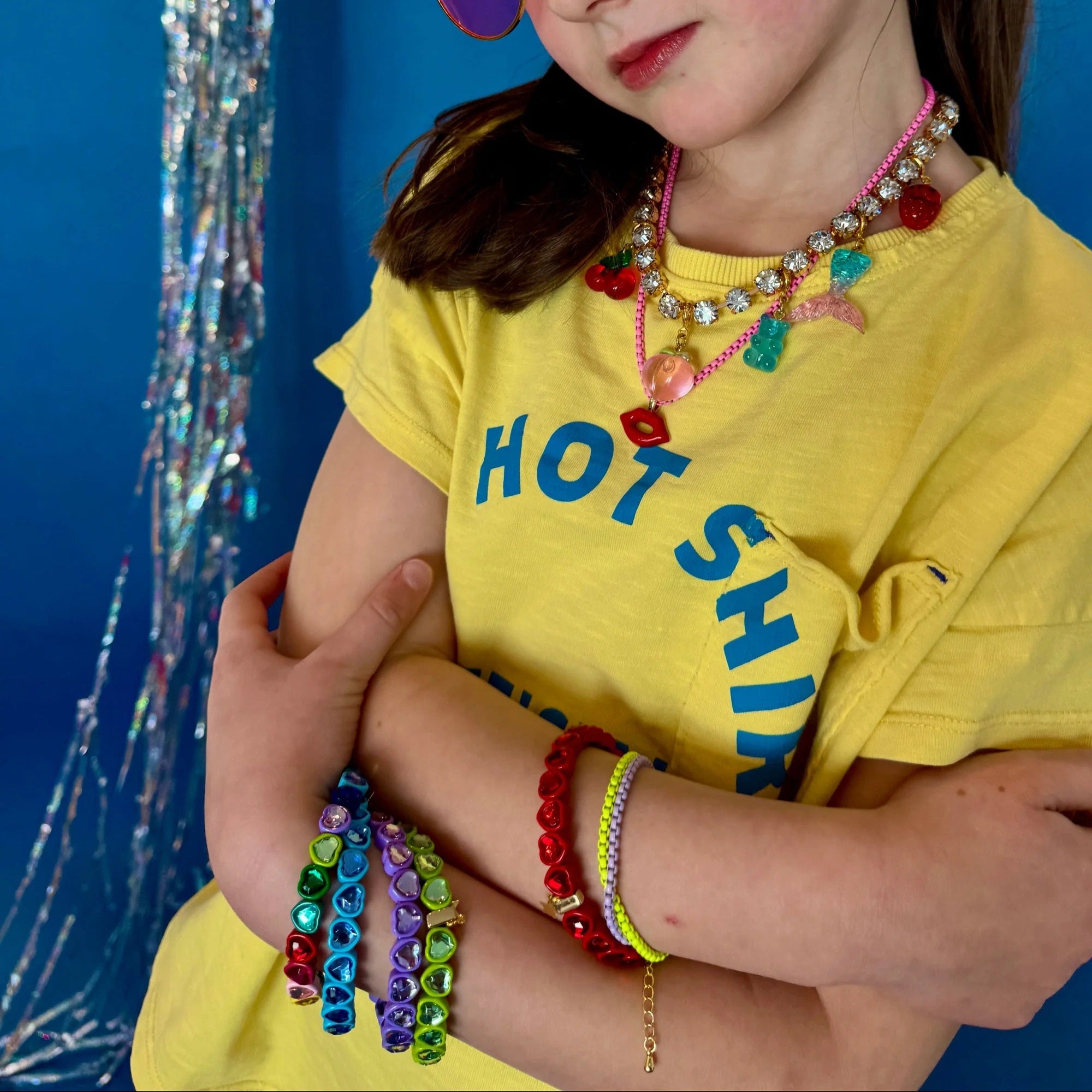 ROGER BFF BLING HEART BRACELET