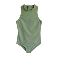 THE SET THE HIGH NECK SWIMSUIT: MINT