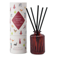 PADDYWAX HOLIDAY RIBBED GLASS DIFFUSER: WINTER BERRY
