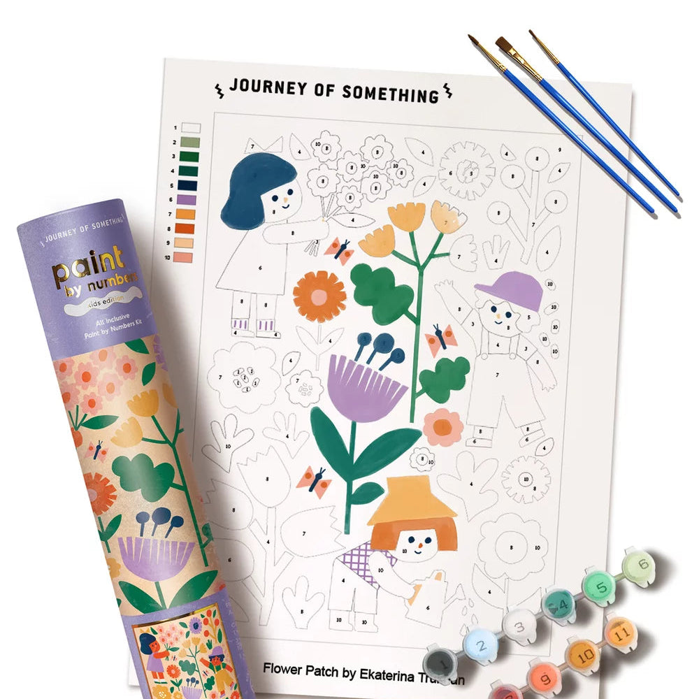 JOURNEY OF SOMETHING PAINT BY NUMBERS: FLOWER PATCH