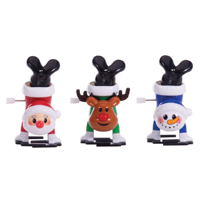 WIND UP CHRISTMAS SPRINTERS SET OF 3