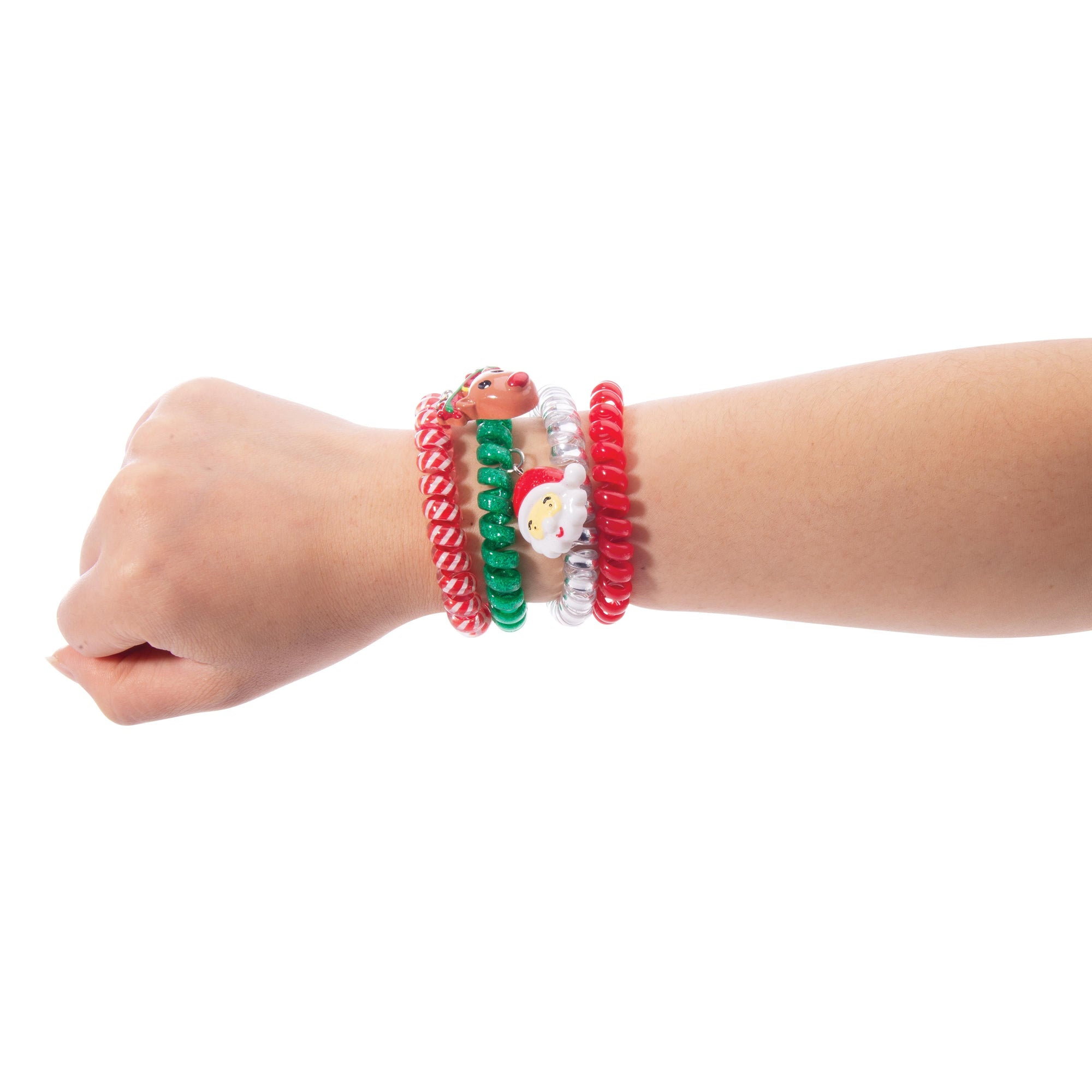 FESTIVE SPIRAL HAIR TIES