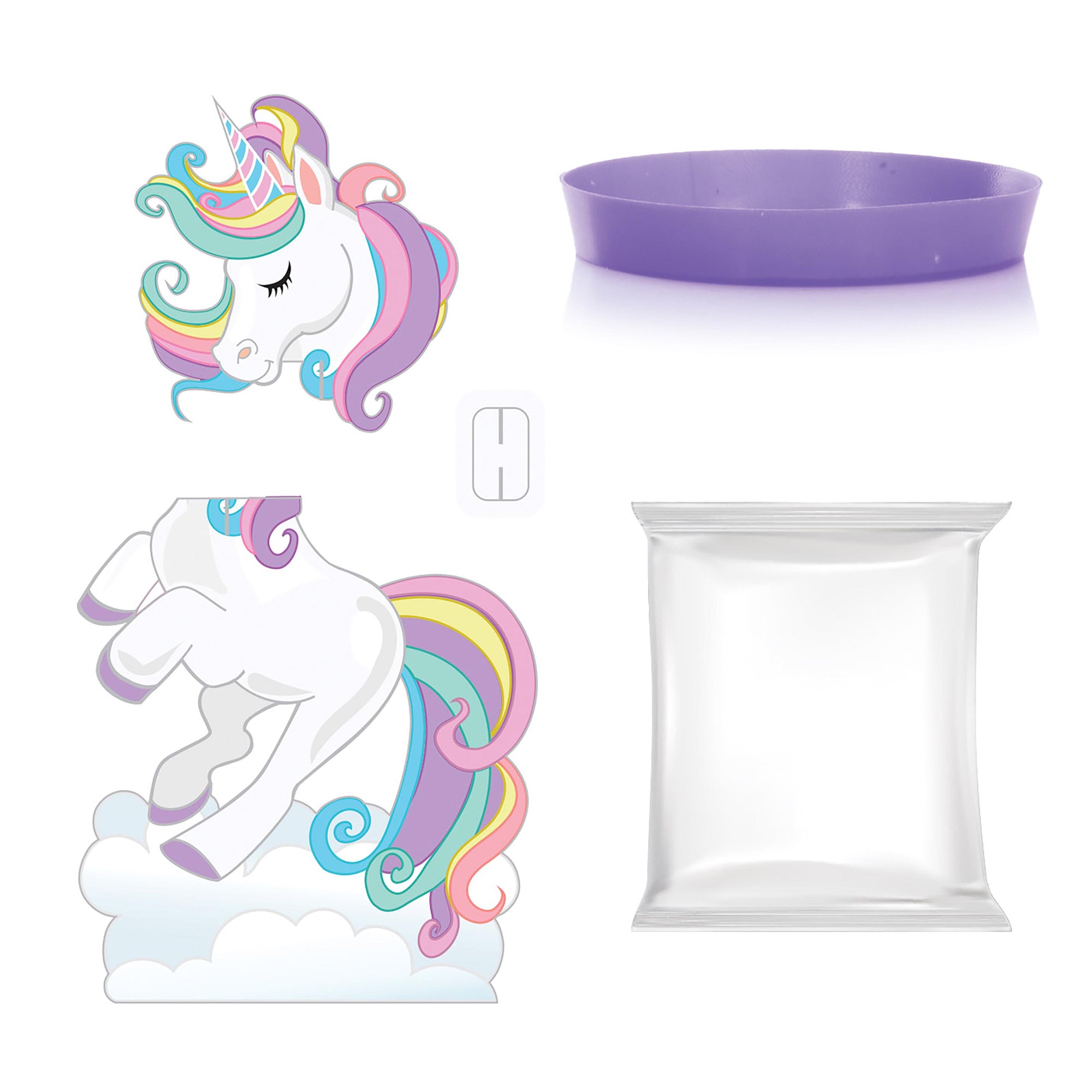 CRYSTAL GROWING UNICORN