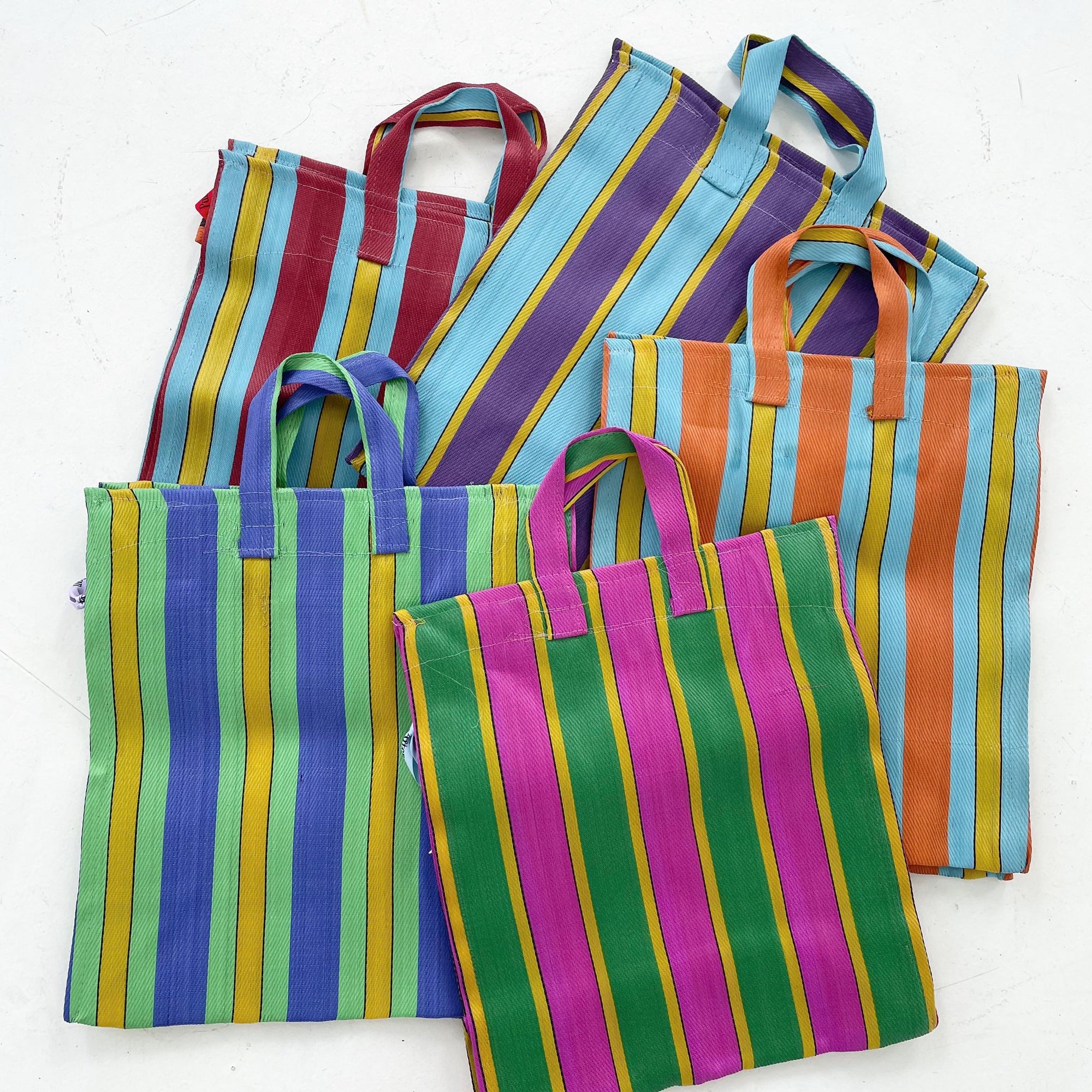PAN AFTER DAY TO DAY STRIPE BAG: SMALL/WIDE