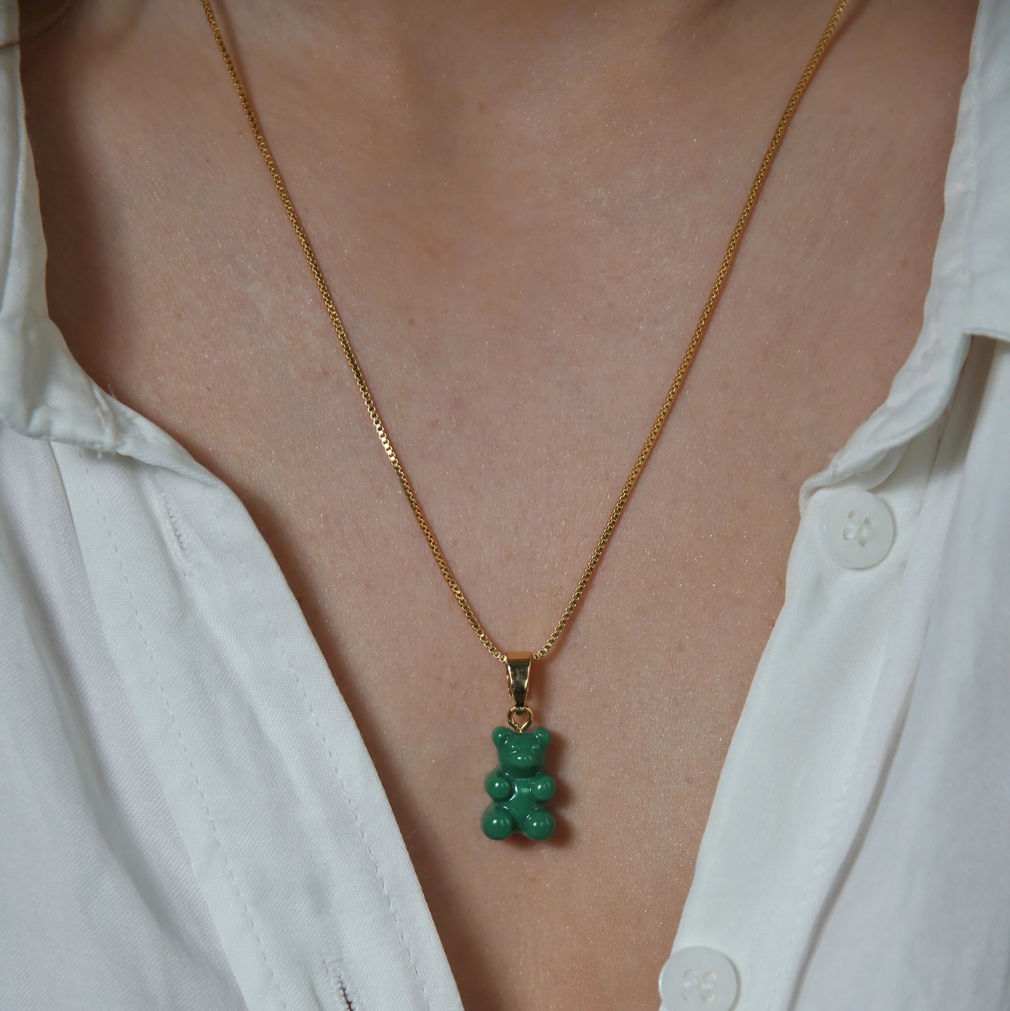 CRYSTAL HAZE NOSTALGIA BEAR: VEGAN / GOLD PLATED