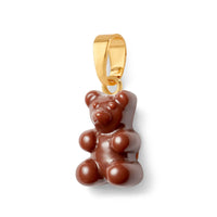 CRYSTAL HAZE NOSTALGIA BEAR: CHOCOLATE / GOLD PLATED