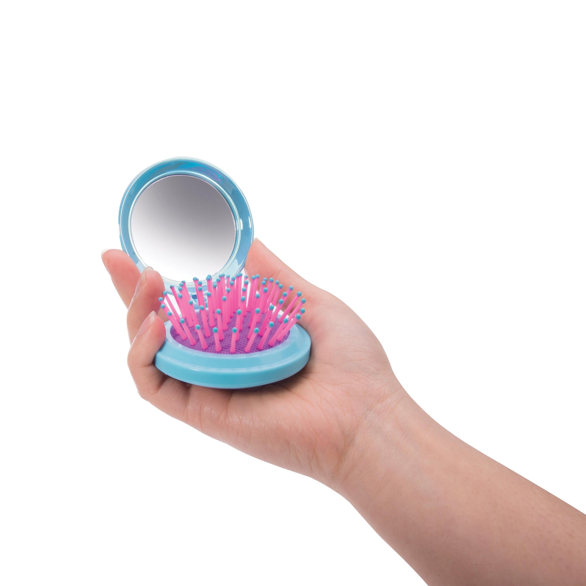 JEWEL COMPACT HAIRBRUSH/MIRROR