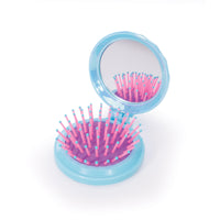 JEWEL COMPACT HAIRBRUSH/MIRROR