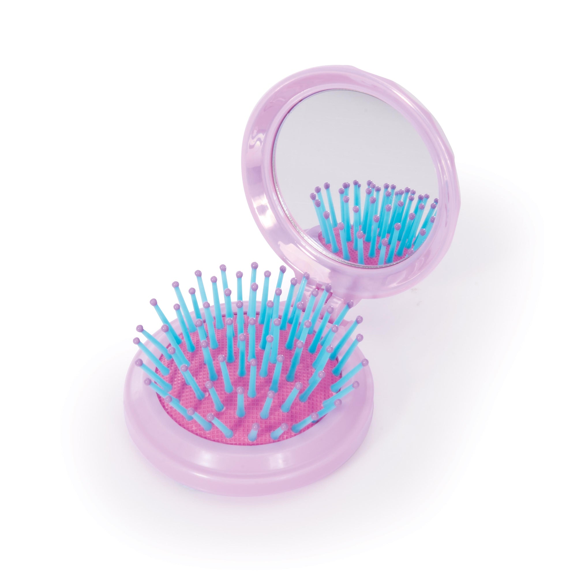 JEWEL COMPACT HAIRBRUSH/MIRROR