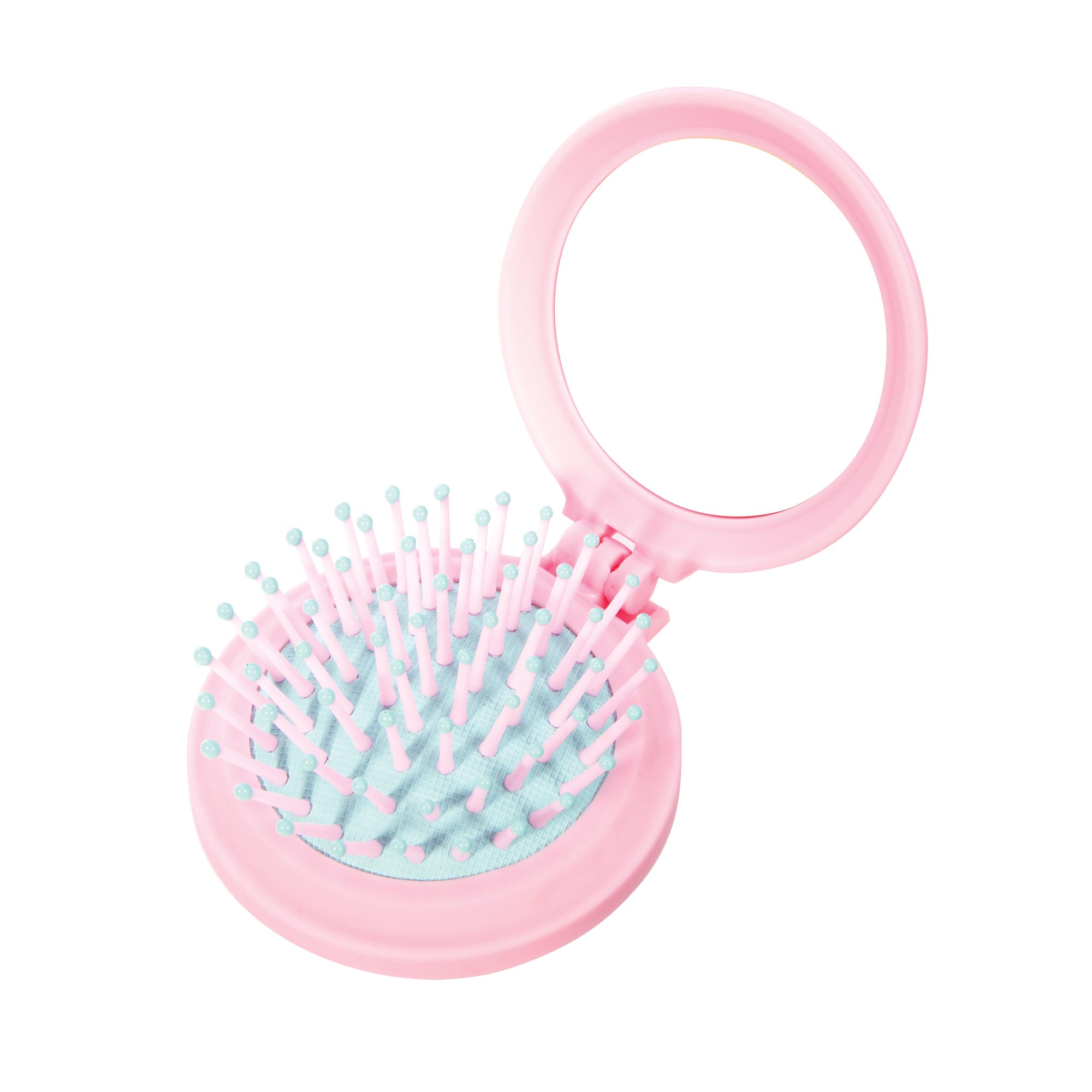UNICORN COMPACT HAIRBRUSH/MIRROR