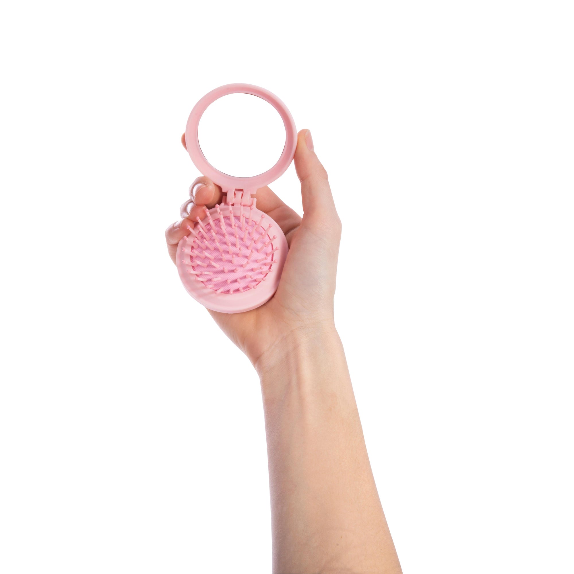 UNICORN COMPACT HAIRBRUSH/MIRROR