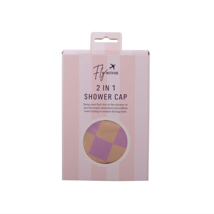 2 IN 1 SHOWER CAP