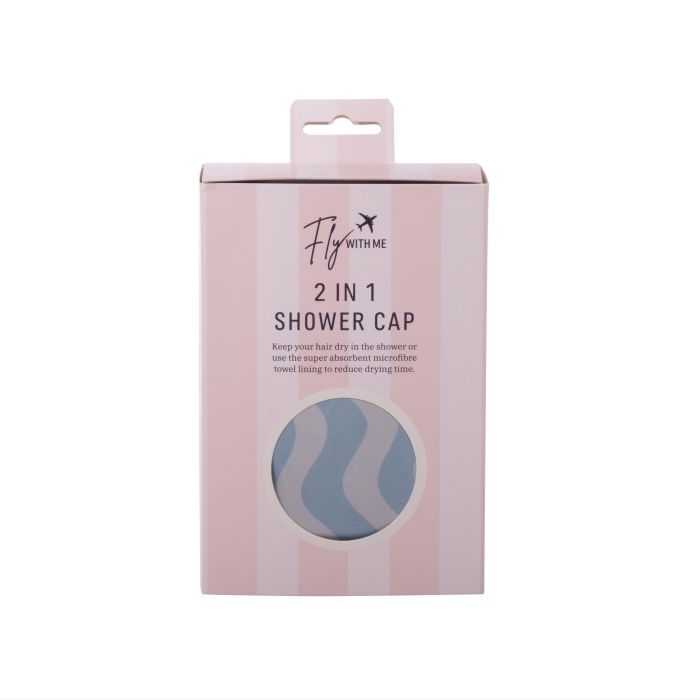 2 IN 1 SHOWER CAP