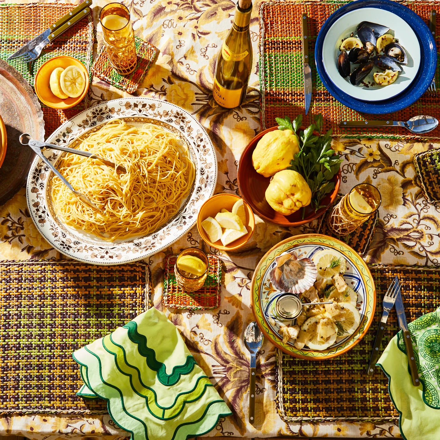 SAGE & CLARE ISLA COASTER SET: ANISE