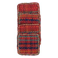 SAGE & CLARE ISLA COASTER SET: CRIMSON