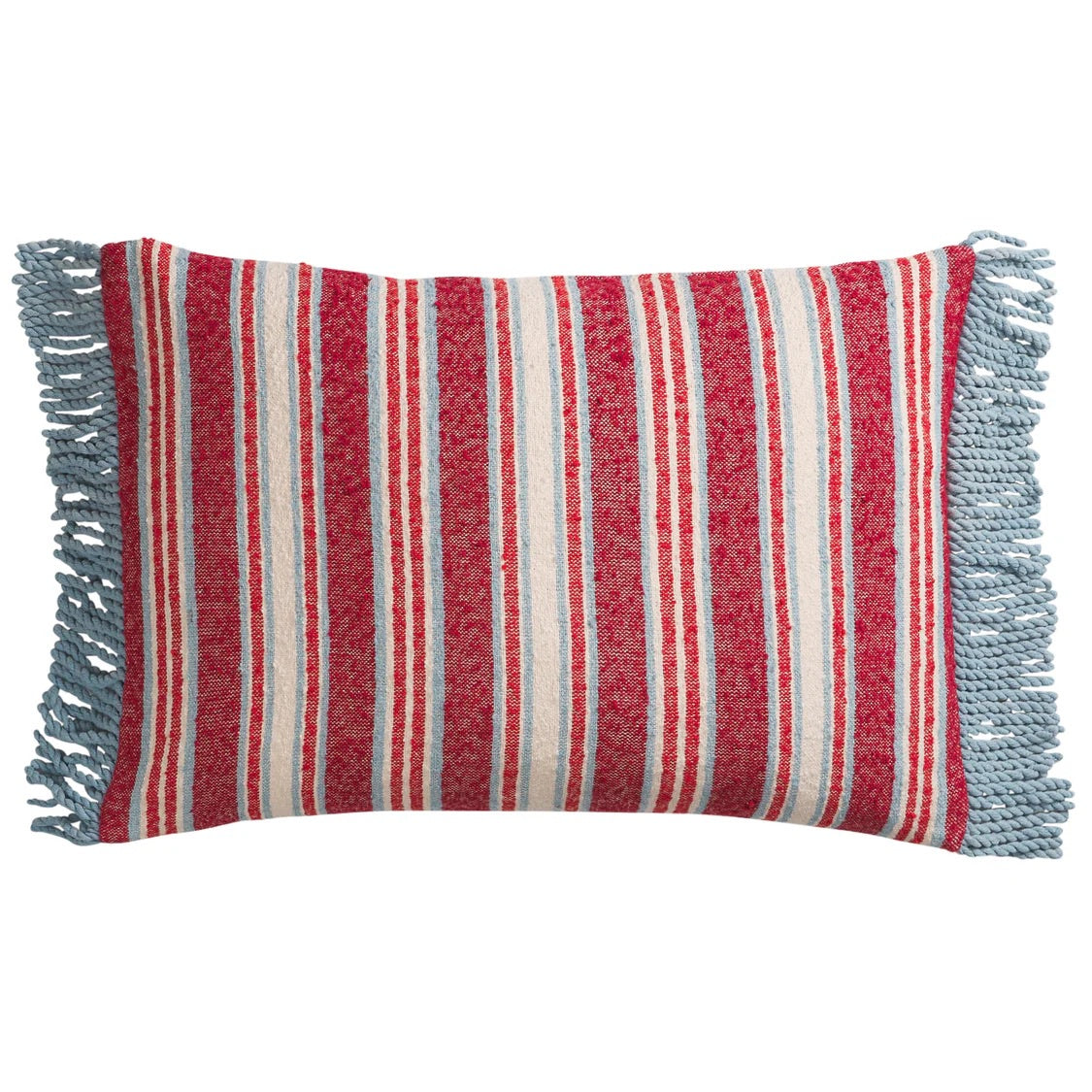 SAGE & CLARE SELENE WOVEN CUSHION: CRIMSON