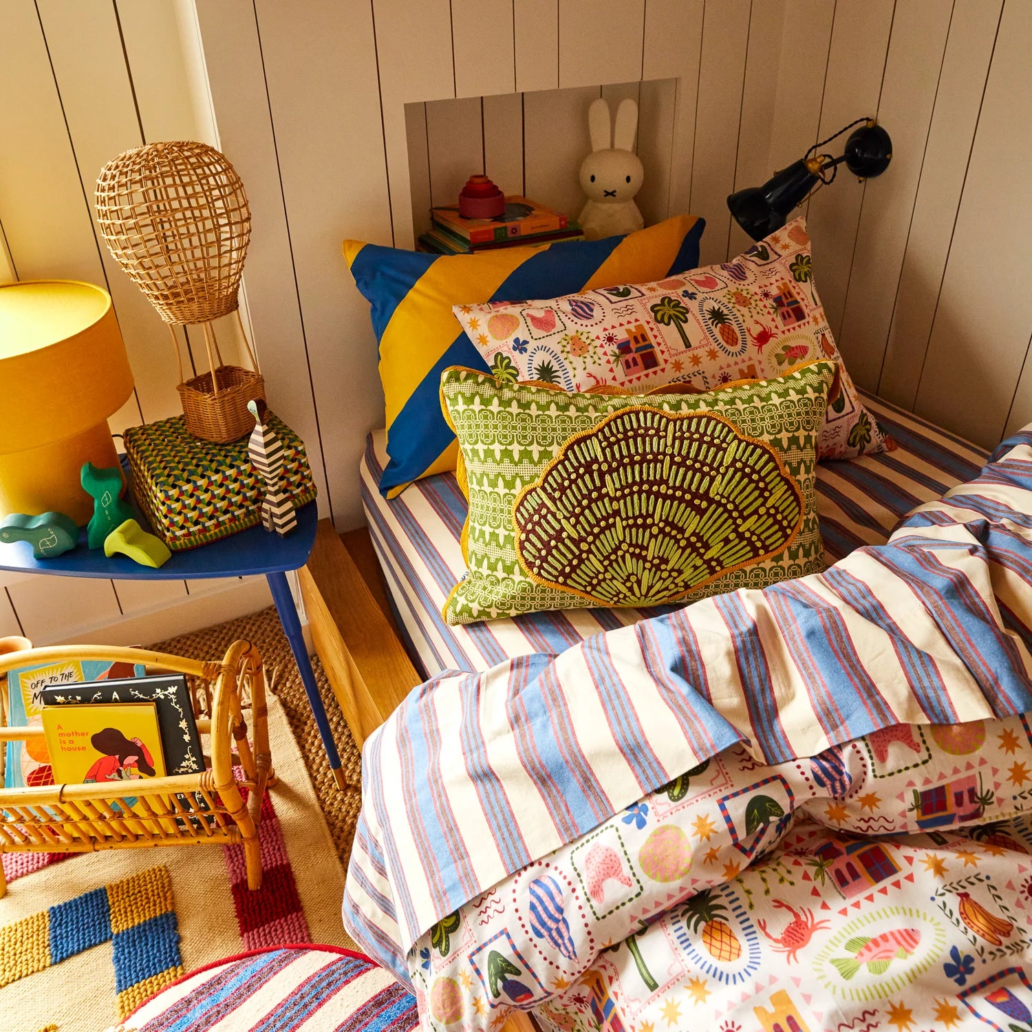 SAGE & CLARE ESME EMBROIDERED CUSHION