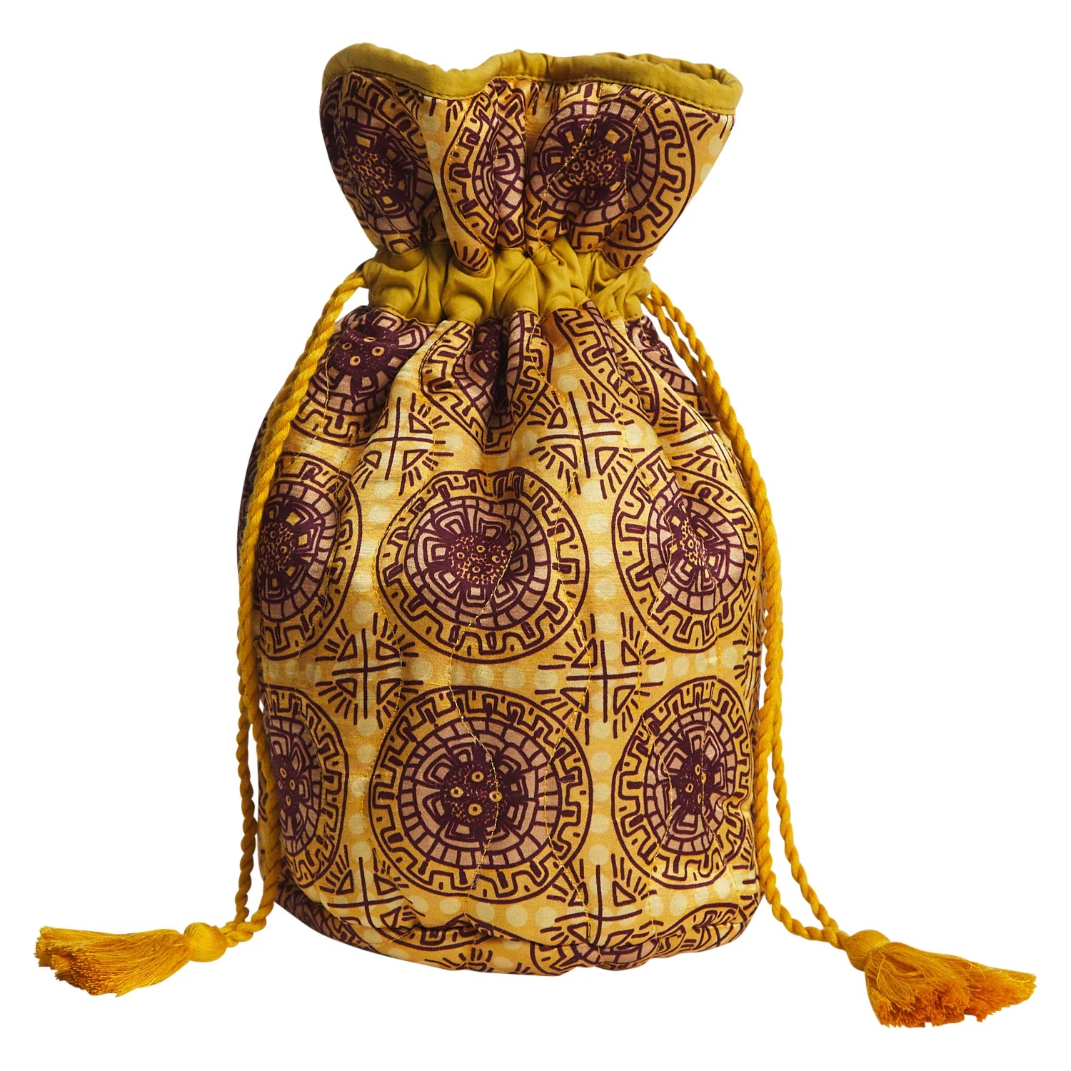 SAGE & CLARE GABRIELLA DRAWSTRING BAG: DUNE