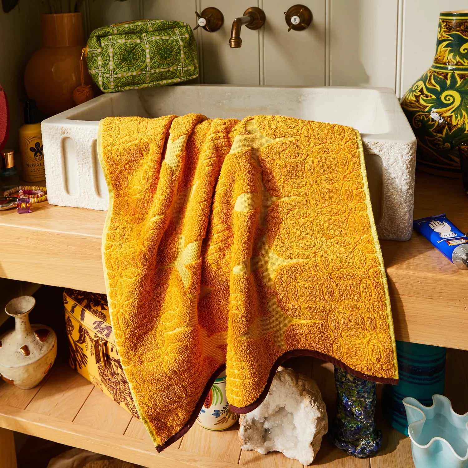 SAGE & CLARE ESME HAND TOWEL: DUNE