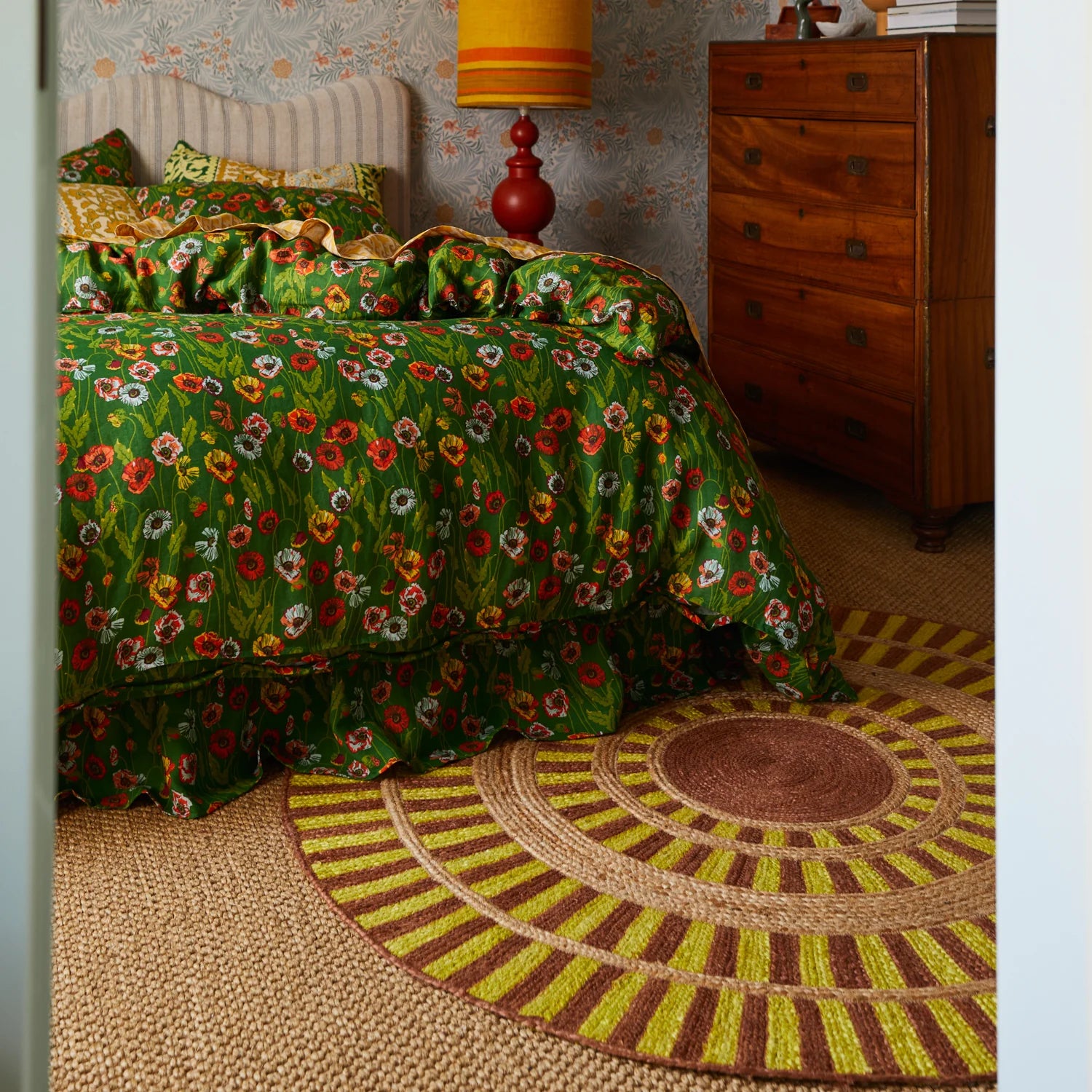 SAGE & CLARE FERNANDA JUTE RUG: ANISE