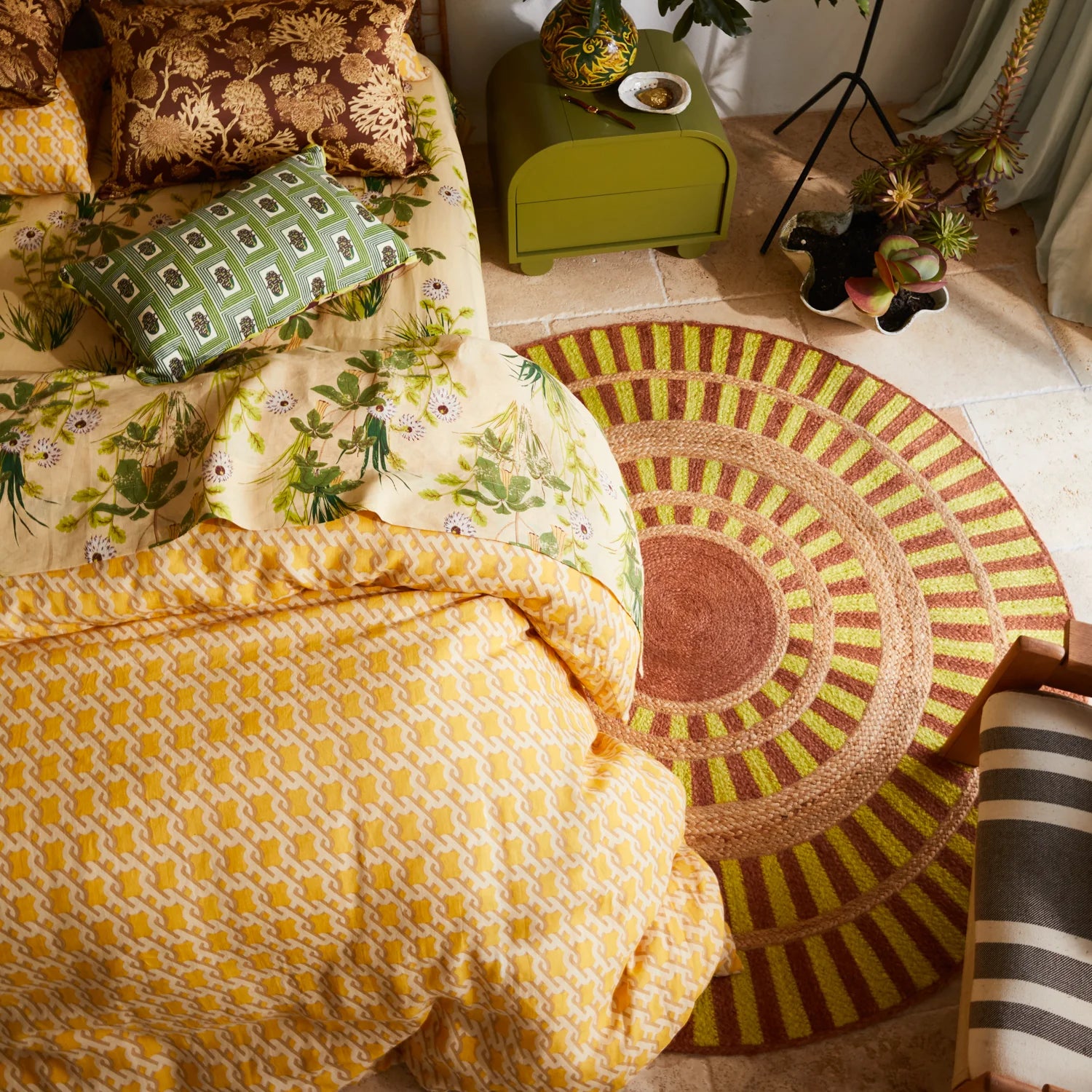 SAGE & CLARE FERNANDA JUTE RUG: ANISE