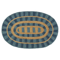 SAGE & CLARE FERNANDA JUTE MAT: CERULEAN
