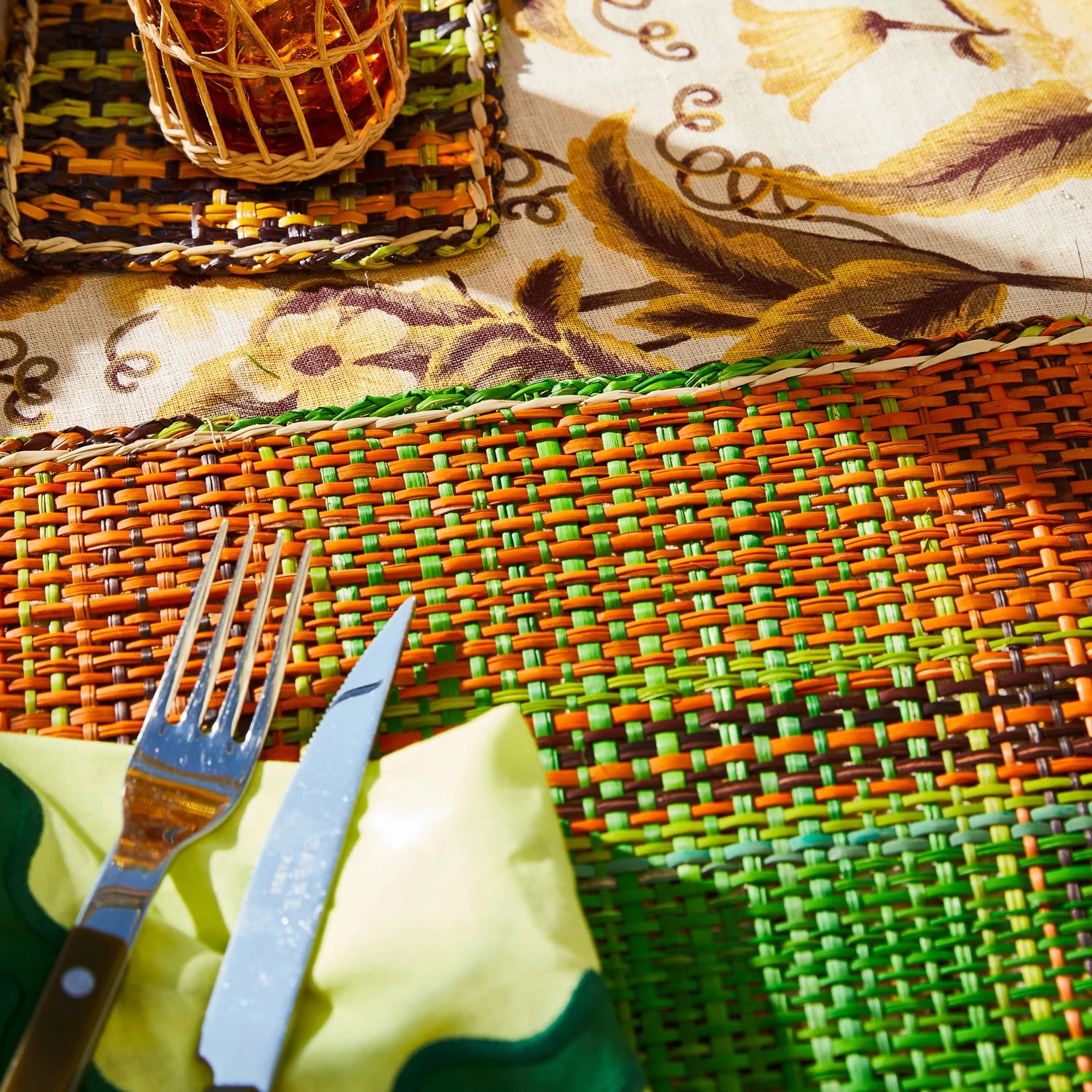 SAGE & CLARE ISLA PLACEMAT SET: ANISE