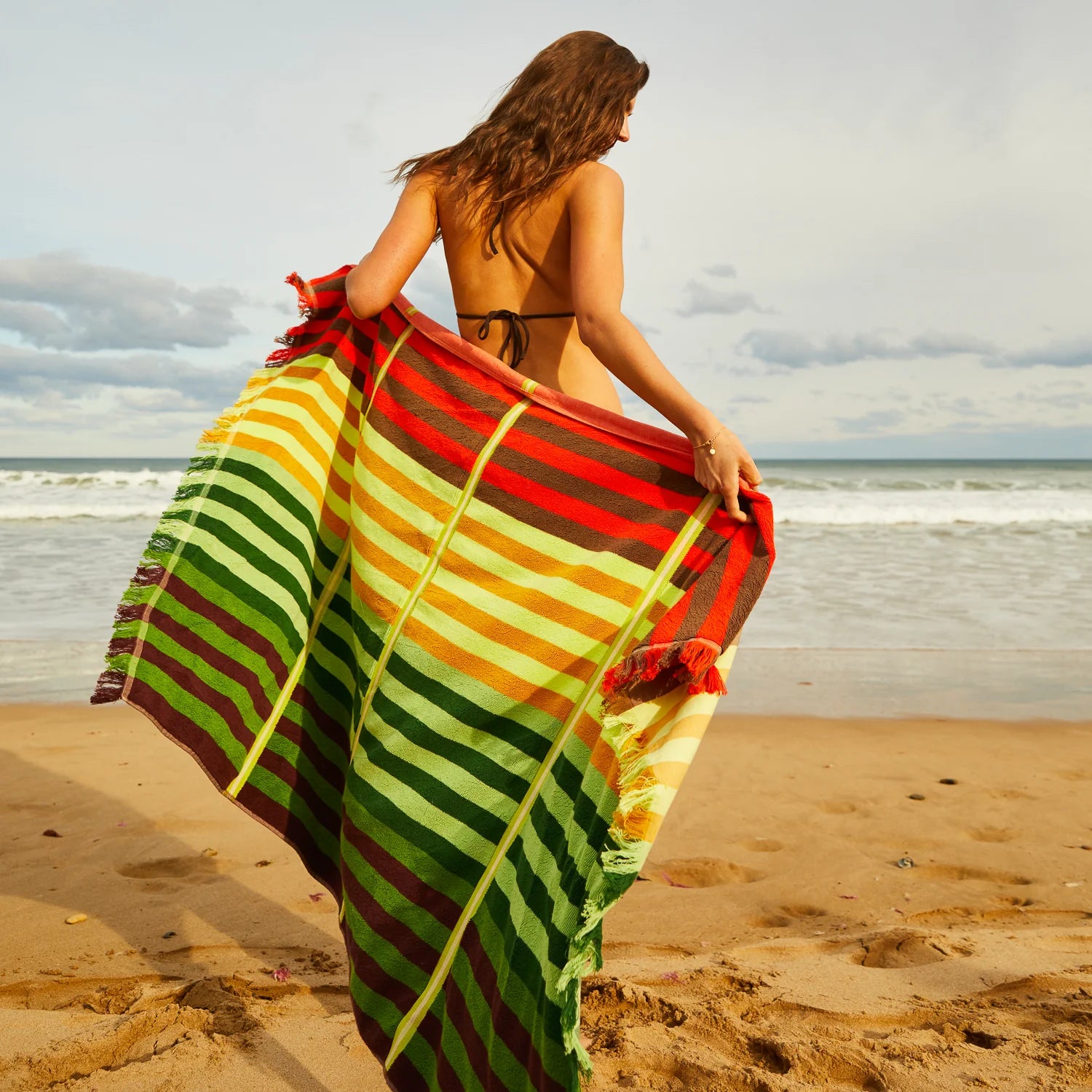 SAGE & CLARE CHIARA BATH SHEET: ZEST