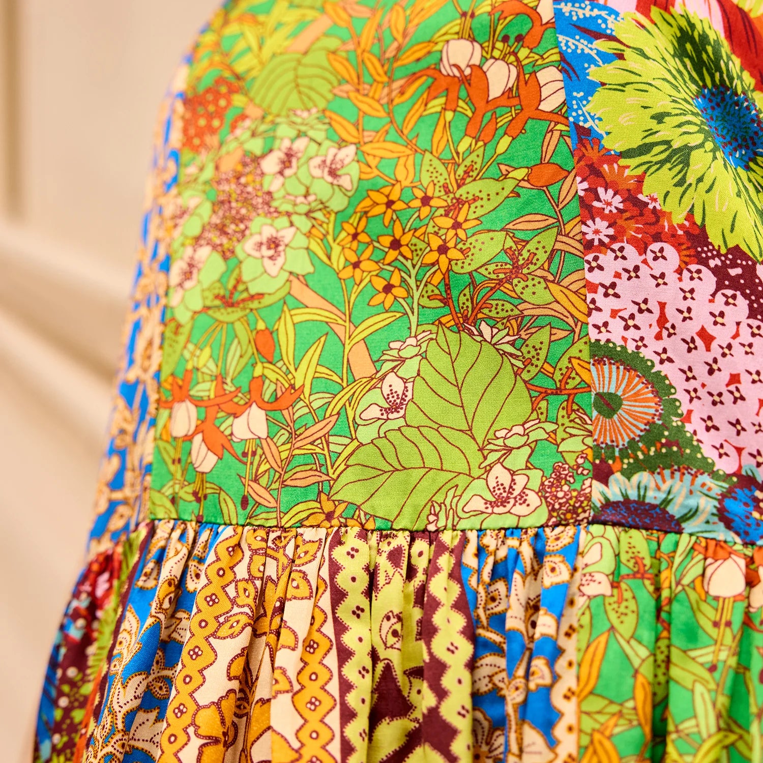 SAGE & CLARE CLAUDIA PATCHWORK DRESS