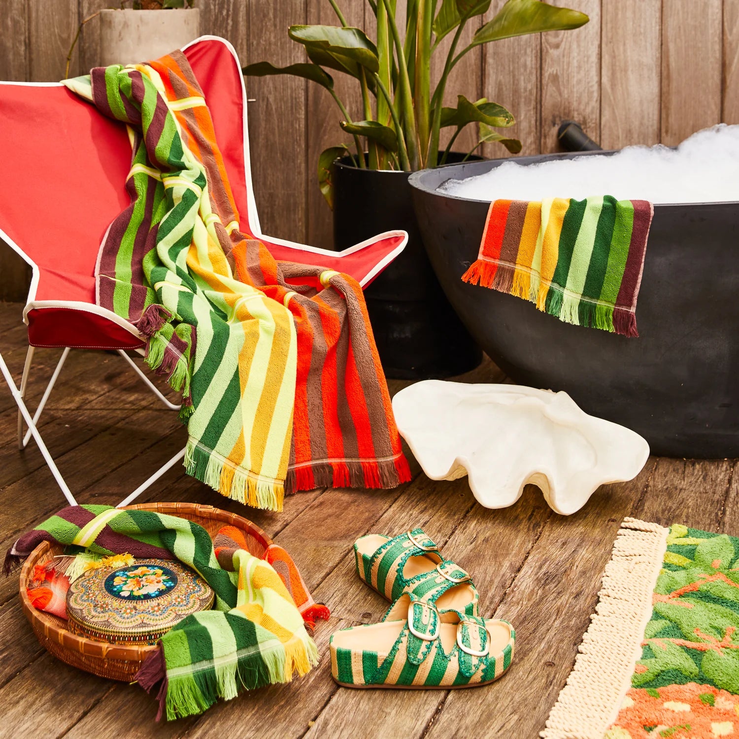 SAGE & CLARE CHIARA FACE WASHER: ZEST