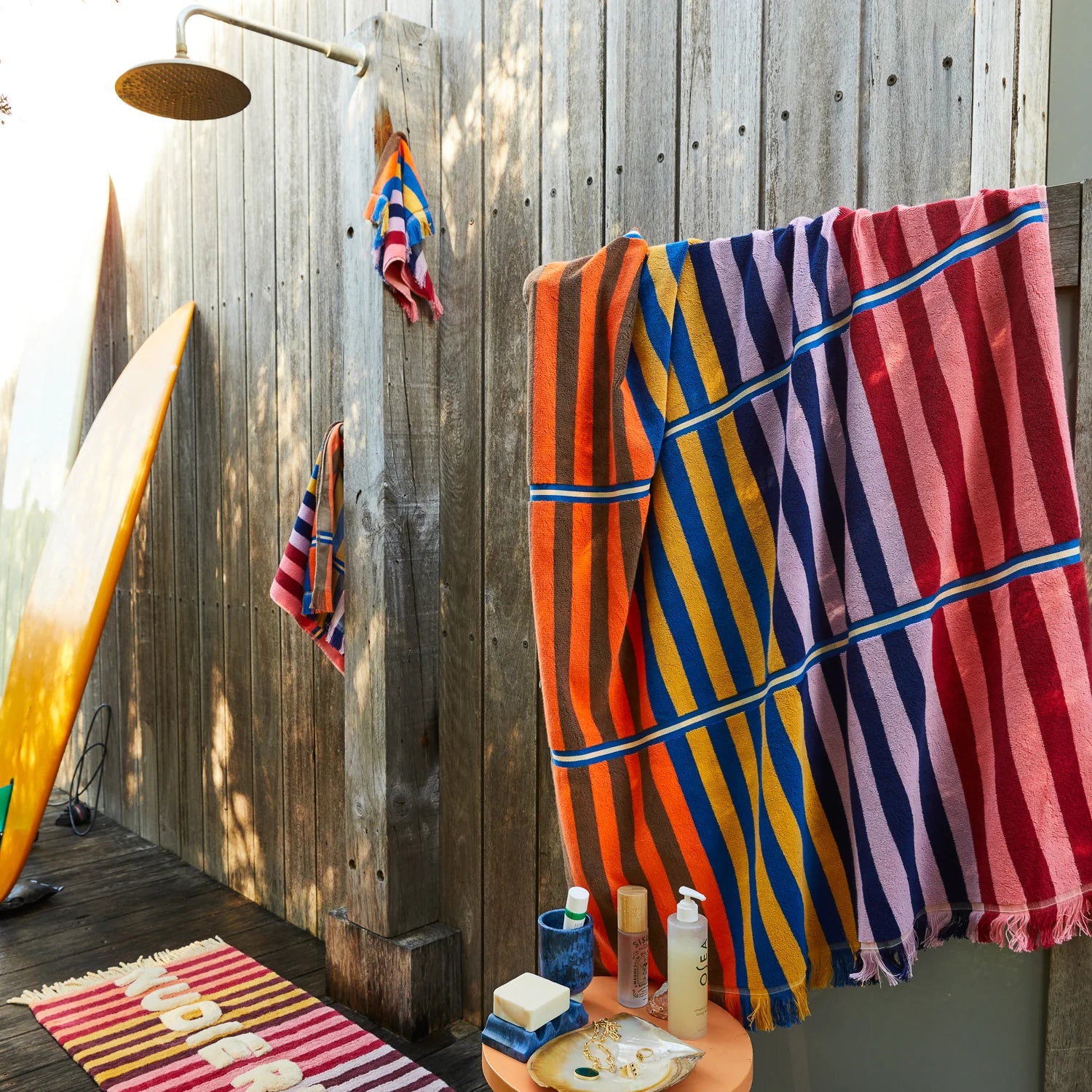 SAGE & CLARE CHIARA FACE WASHER: AZURE