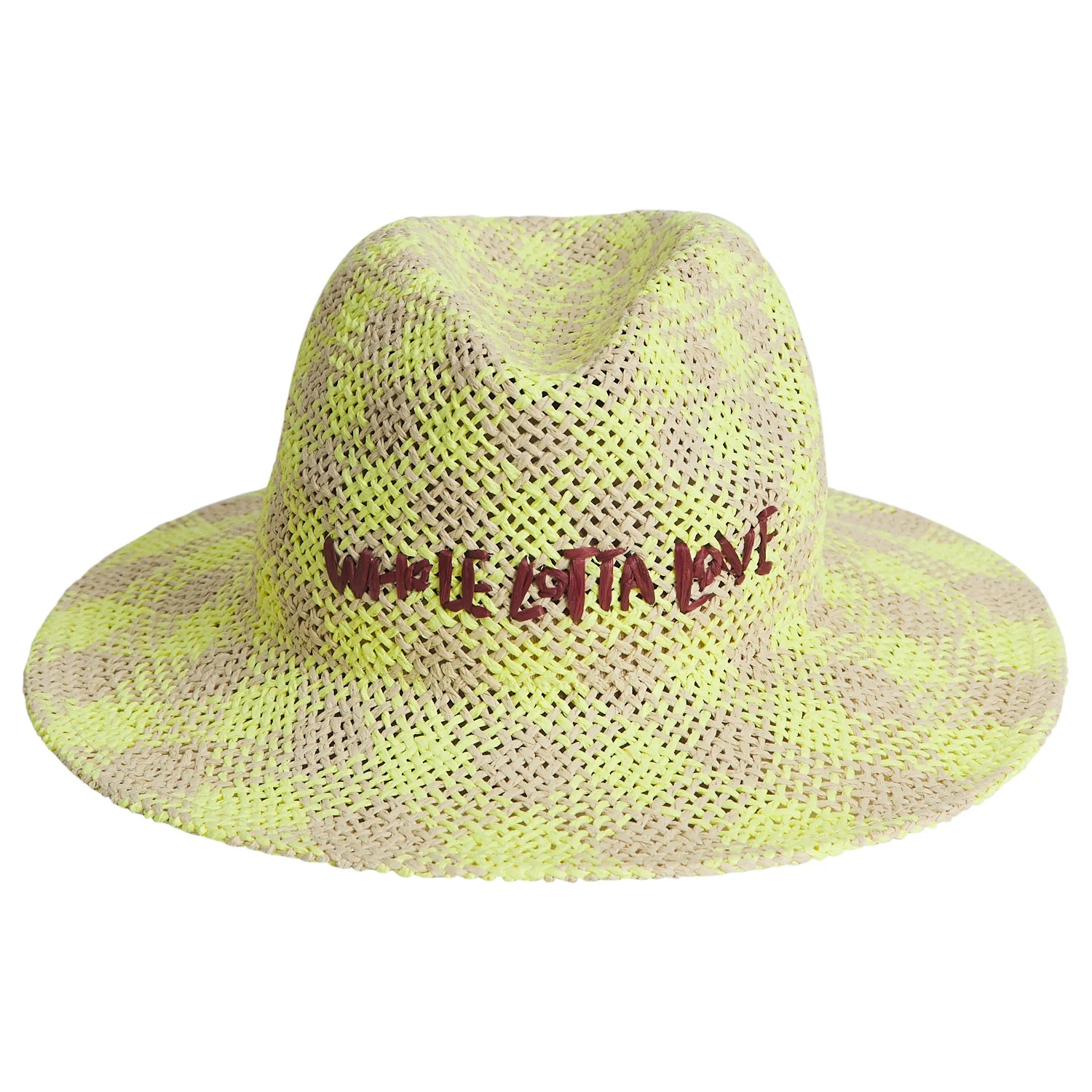 SAGE & CLARE LUCE STRAW HAT: ZEST
