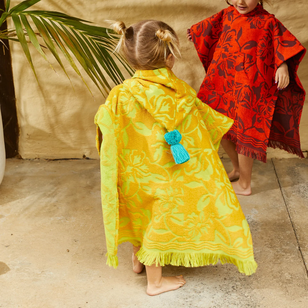 SAGE &amp; CLARE ROSALIA KIDS PONCHO: DUNE