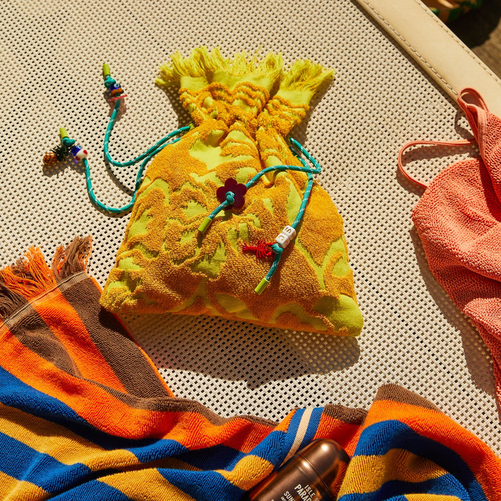 SAGE &amp; CLARE ROSALIA POUCH: DUNE