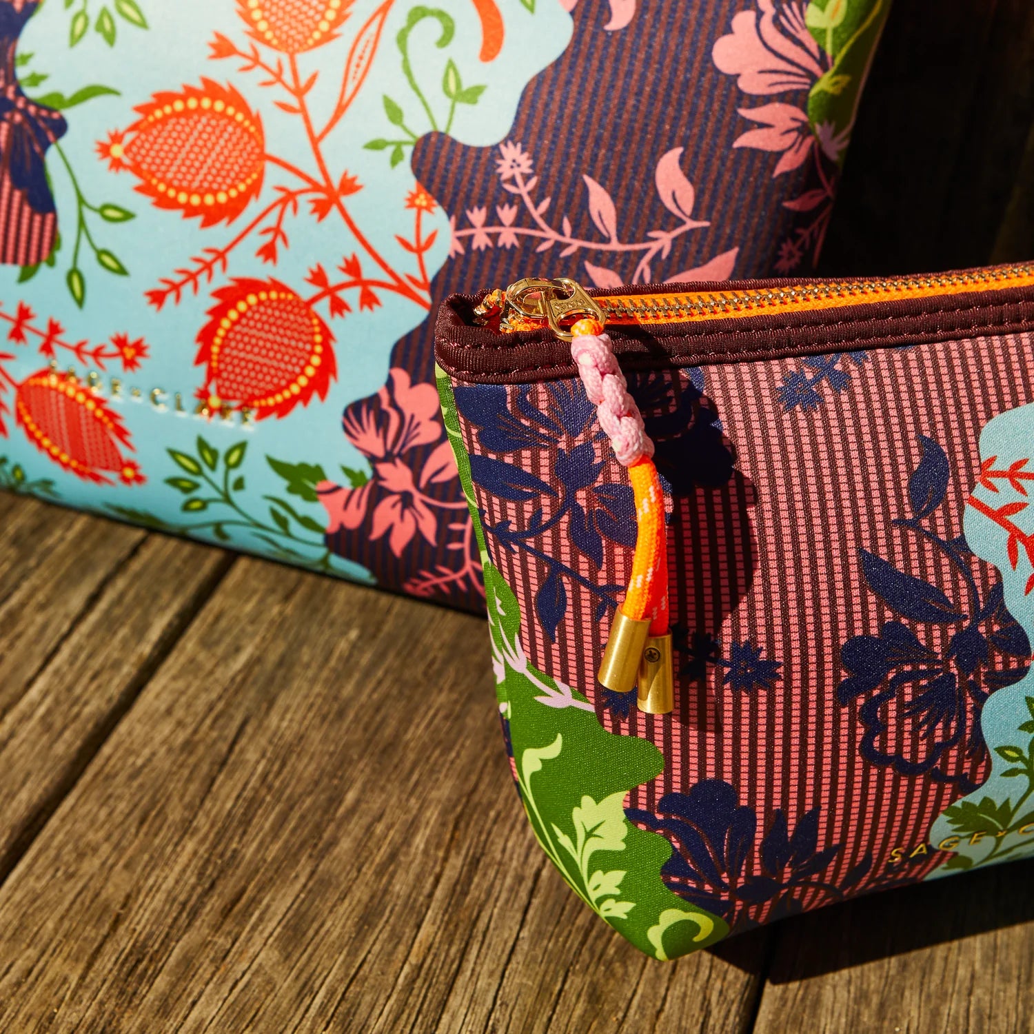 SAGE & CLARE LEILANI PURSE: GARNET