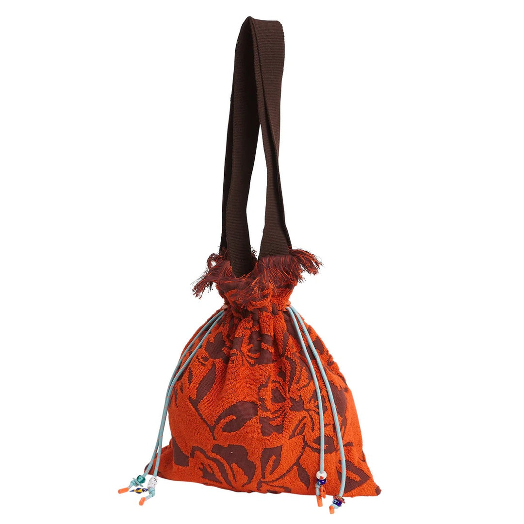 SAGE &amp; CLARE ROSALIA BEACH TOTE: FLAME