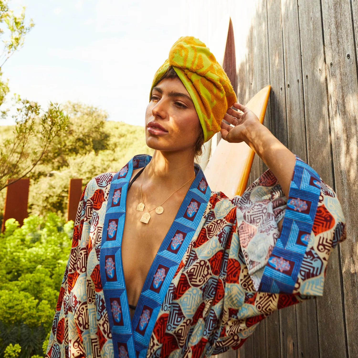 SAGE & CLARE ROSALIA HAIR WRAP: DUNE