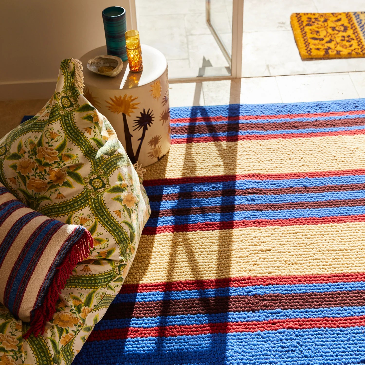 SAGE & CLARE CAPI KNOT RUG: AZURE / 150 X 210CM