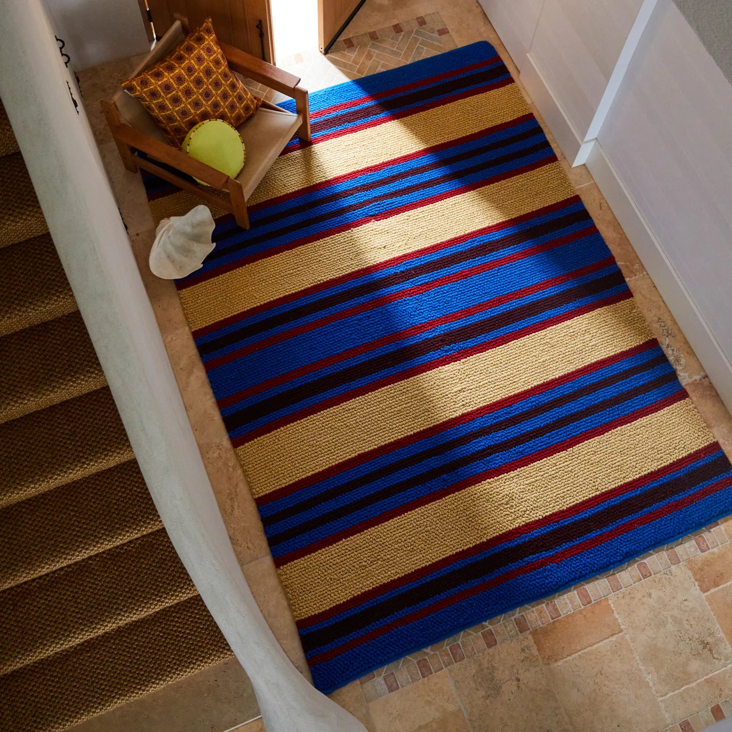 SAGE & CLARE CAPI KNOT RUG: AZURE / 150 X 210CM